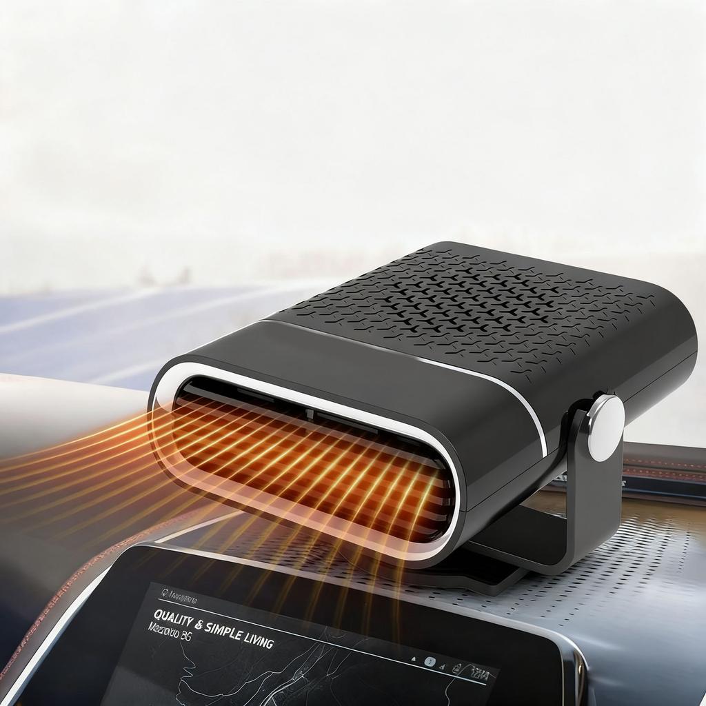 Aquecedor Portátil para Carro para 12 Aquecedor Descongela Rapidamente Desembaçador Desembaçador Calor Ventoinha Secador Automático Descongelador de Para-brisa Ligar Acendedor de Cigarros