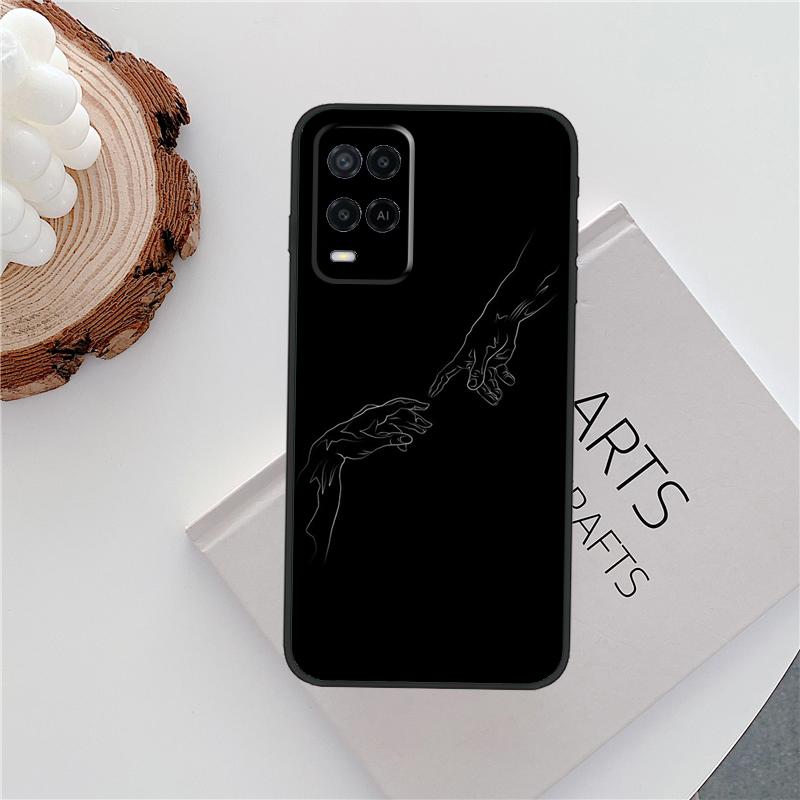 Grime Michelangelo Weed Case For Oppo A18 A38 A58 A78 A98 A79 A40 A60 A80 A16 A76 A96 A15 A74 A94 A54 A77 A17 Cover