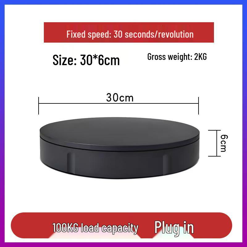 High-Capacity Electric Rotating Display Stand for Photography and Video