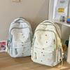 Schoolbag Mori Simple and Versatile Ins Campus Backpack Solid Color Large Capacity High School Student Schoolbag Travel Leisure Backpack