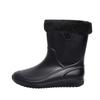 Water shoes rain shoes fashion men's medium tube rain boots rubber shoes galoshes fishing rubber shoes