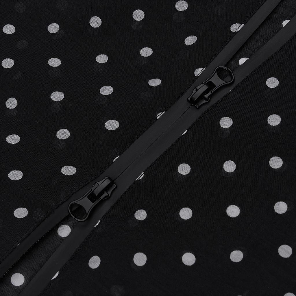 Noscouleurs Polka-Dot Shell Jacket Black