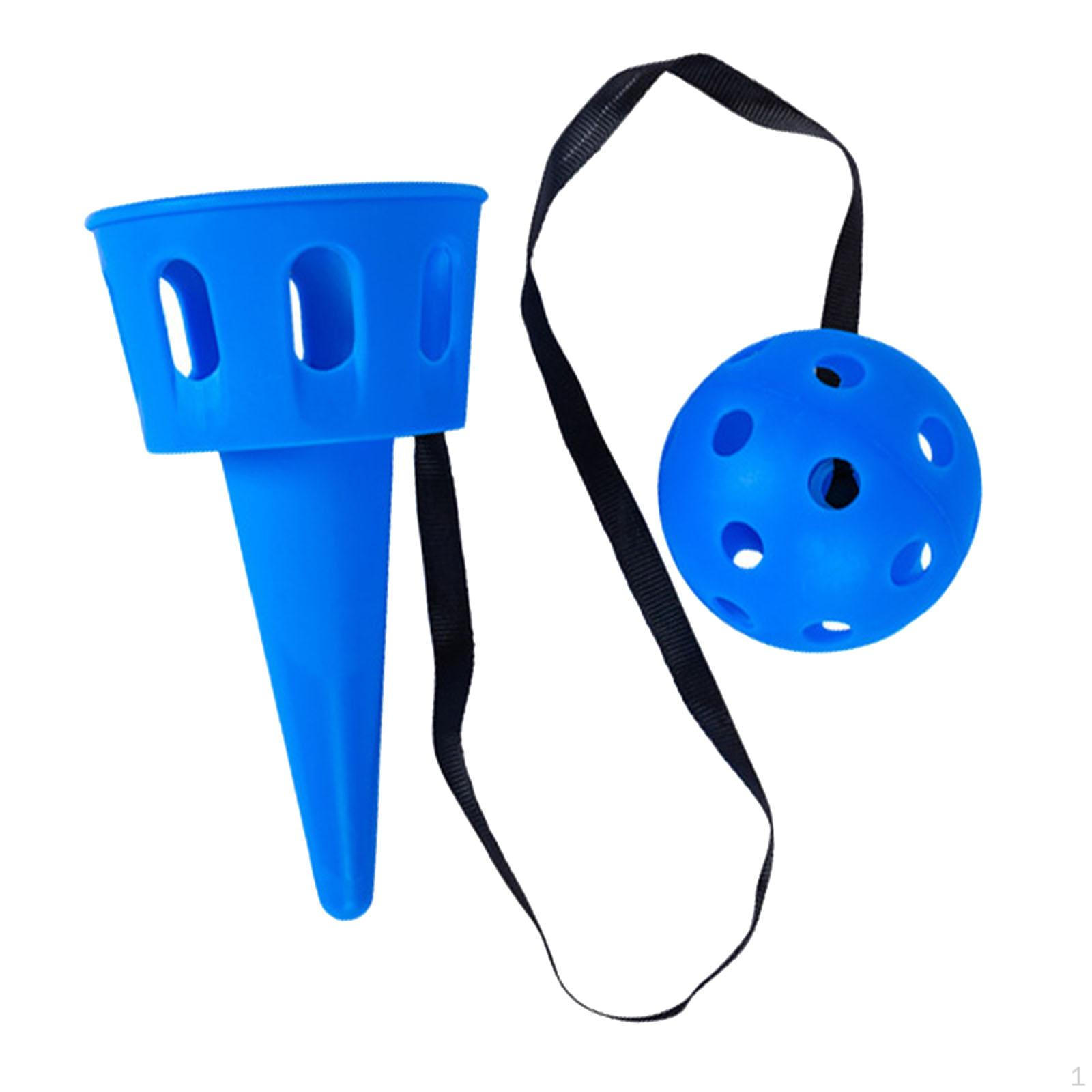 Throw and Catch Set Toss Game Color Perception Lightweight Ball Cup Toy for