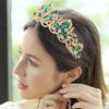 Elegant Bridal Princess Crown Luxury Rhinestone Diadem Women Hair Hoop  Wedding Hair Accessories