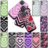 Star Dark Red Heart Love Phone Cover Soft Case for Samsung Galaxy S10 S8 S9 Plus A33 A34 A31 70 A71 A72 Note 20 9 8 S10E Casing