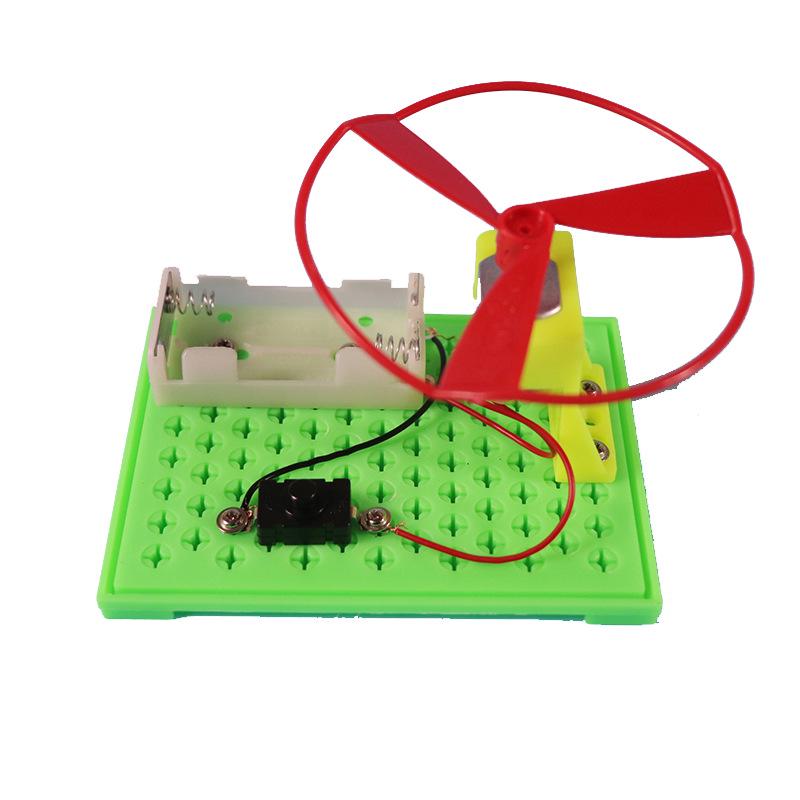 Kids DIY Flying Saucer Science Kit - Tech Craft Toy 14x15x8 cm