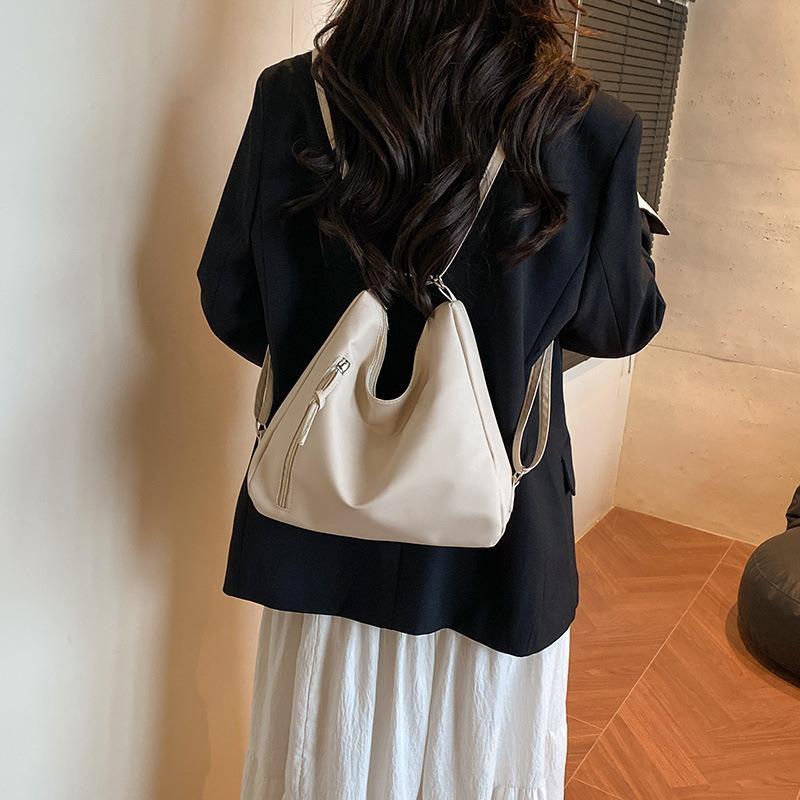 New casual shoulder messenger bag multi-functional fashion backpack retro commuter large capacity tote bag women