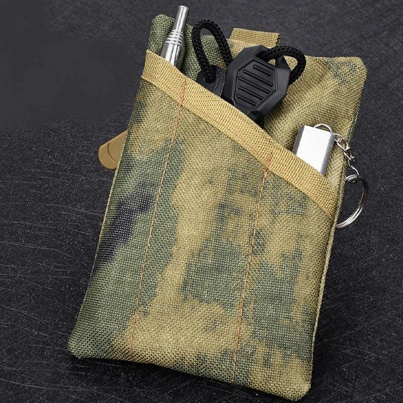 1 Stück Outdoor Sport Camouflage Gürteltasche Taktische Münzbörse Taktisch Laufen Tragbare Werkzeugaufbewahrung Handtasche