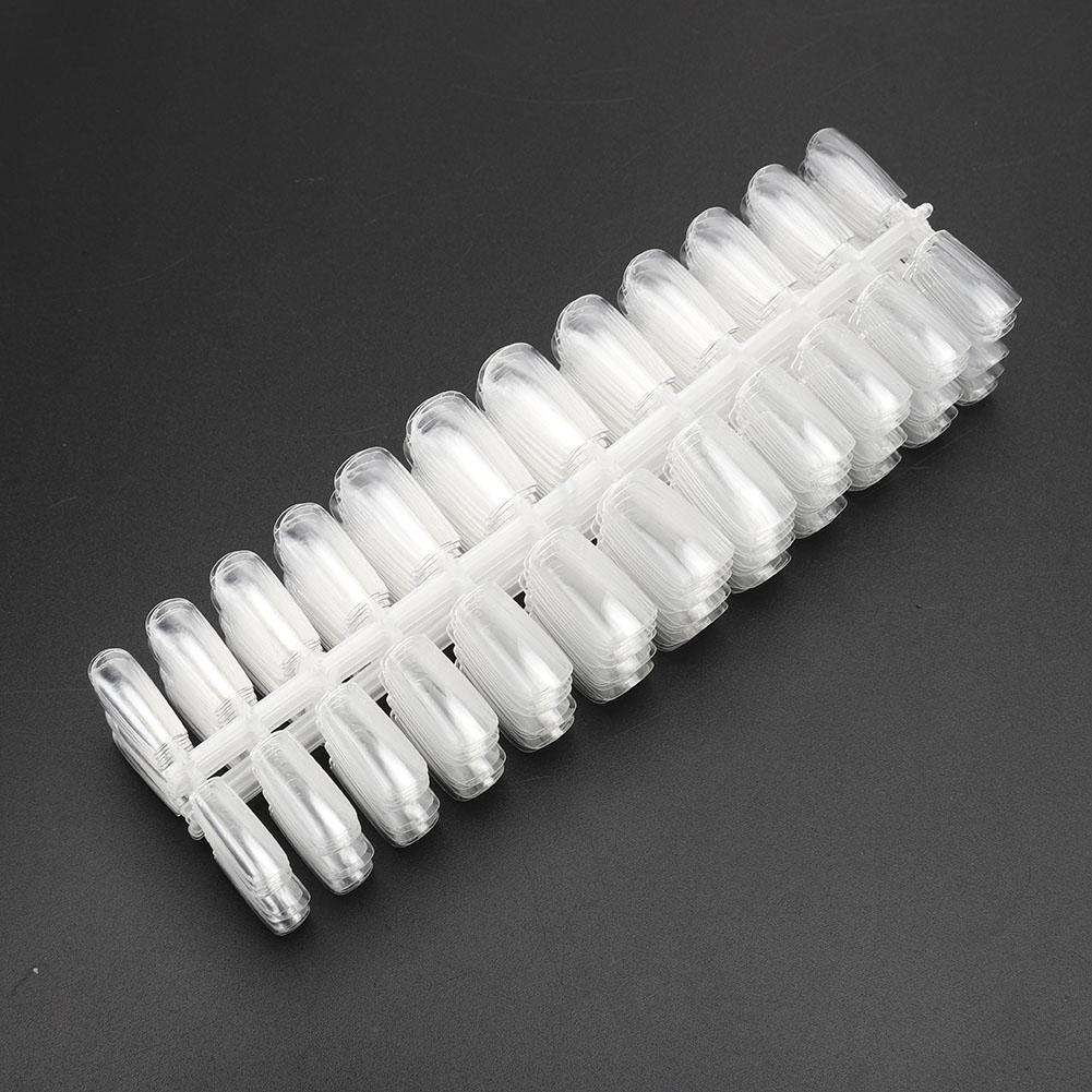 

504 шт. Профессиональные носимые типсы для ногтей, накладные искусственные ногти, патчи для маникюра, инструмент для маникюра, прозрачные