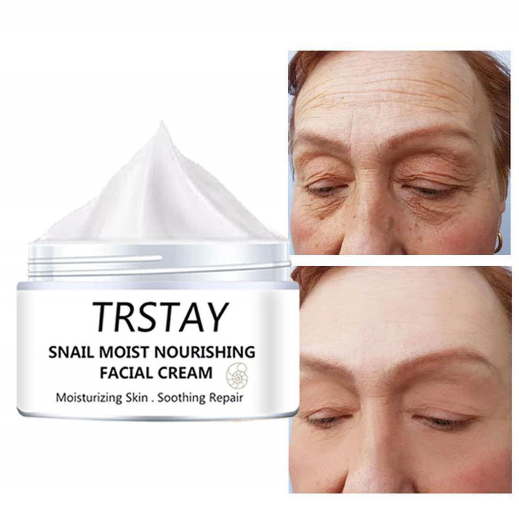 

Snail Essence Face Acid Nourishing Cream Anti-aging Anti-Wrinkle Moisturizing Lifting Firm Facial Skin