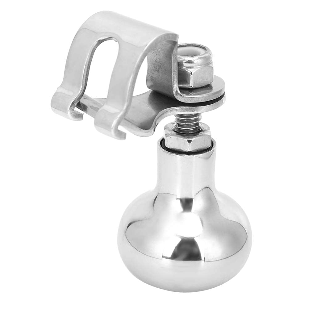 Steering Wheel Spinner Qiilu Car Steering Wheel Knob, Universal Steering Wheel Knob Auxiliary Steering Wheel Control for Powerball Yacht Boat