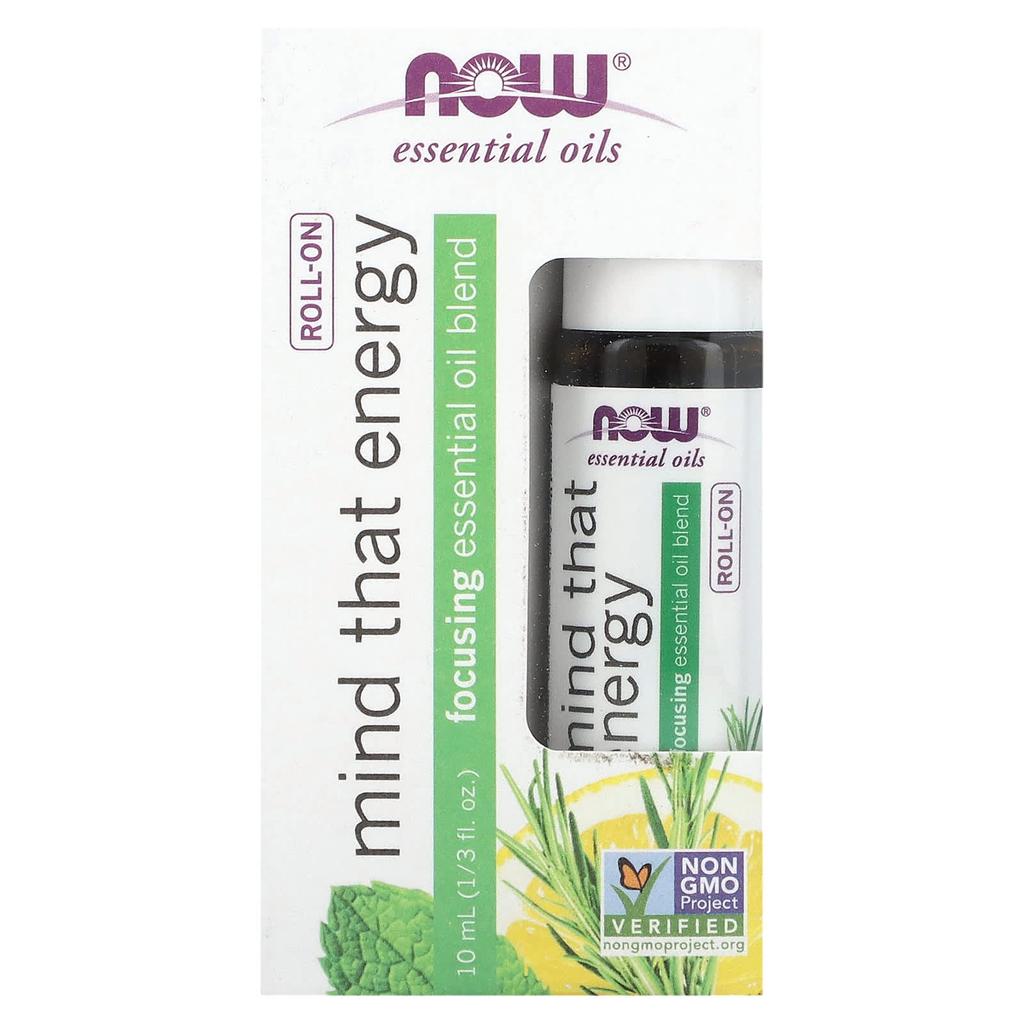 Essential Oils, Mind That Energy Roll-On, 10Ml (1/3Fl Oz)