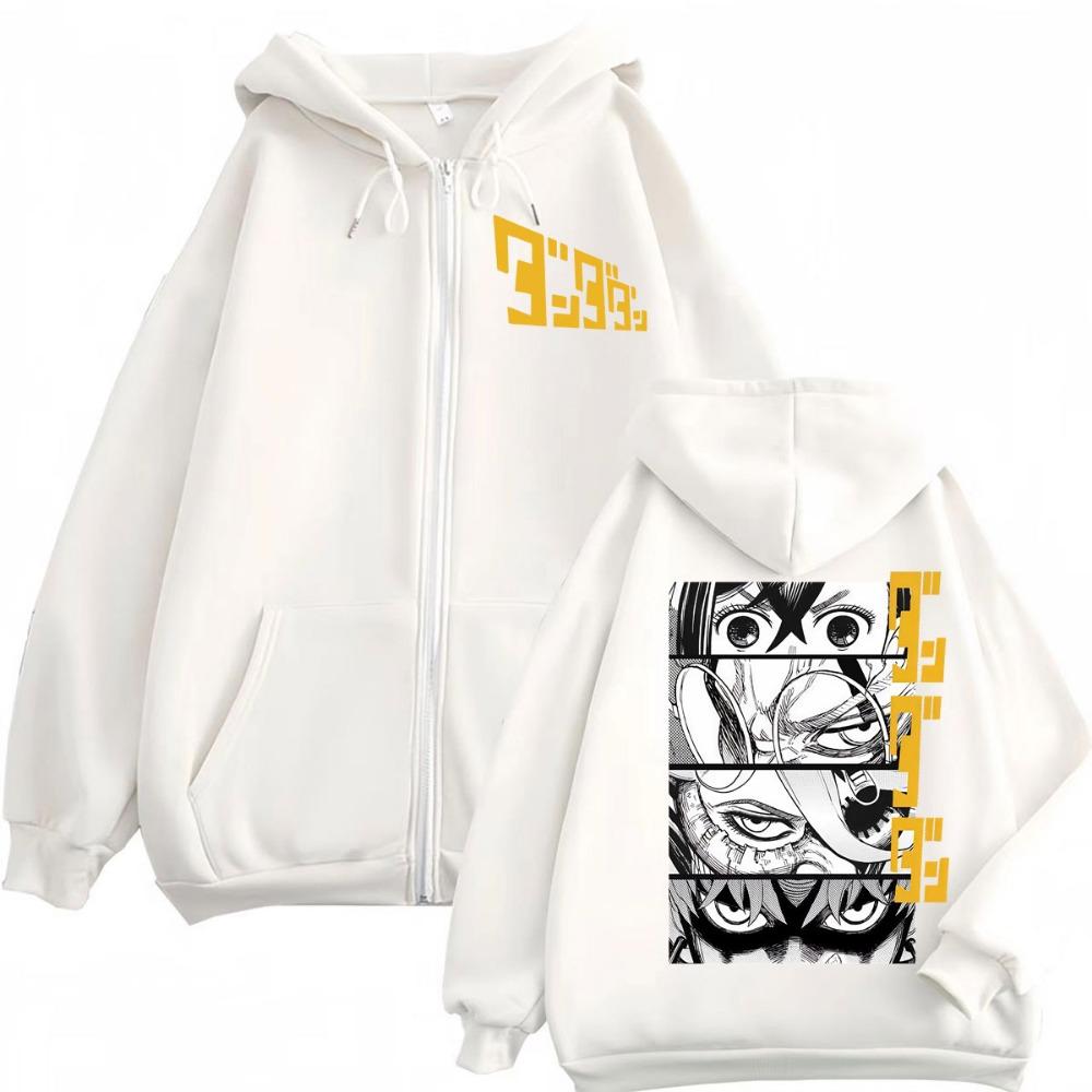 Anime Beidseitig bedrucktes Kapuzensweatshirt mit Reißverschluss, Japanisches Manga Kapuzensweatshirt mit Reißverschluss, Modischer Retro-Pullover für Männer und Frauen
