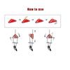 Outdoor Triangle Rope Buckle Three-holes Anti-slip Buckle for Camping Tent