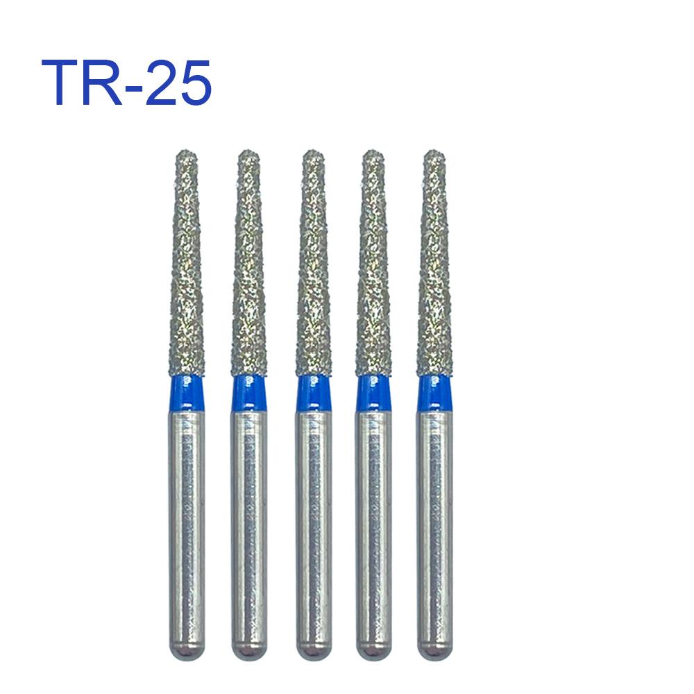 Dental Drills Fg Dia 1.6Mm 5Pcs/Pack High Speed Handpiece Diamond Bur All Series Teeth Whitening Dentistry Materials Supply