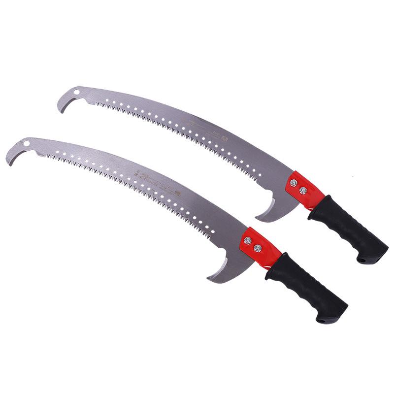 Curved Hook Pruning Saw for Branches - Ergonomic, Labor-Saving Hand Tool for Gardening and Woodworking