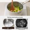 Suncha 316L Stainless Steel Ceramic Milk Pot with Steamer