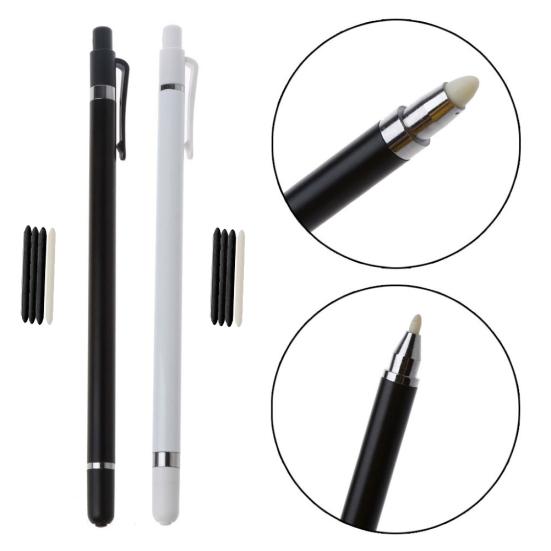 Dual Soft Nibs Touch Screen Capacitive Stylus Pen for Smart Phone/Tablet/Laptop