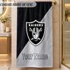 Beach TowelLas Vegas Raiders Custom Name Text Personalized Soft Towel for Beach Pool Indoor Home Decor Gift