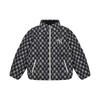 MLB New York Yankees Kleines Logo All Over Print Stehkragen Daunenjacke Kurz Unisex Jacken Schwarz 3ADJM0116-50BKS