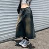 Streetwear Y2k Style Baggy Denim Shorts Women Wide Leg Short Pants Fashion High Waisted Wash Knee Length Jeans Female