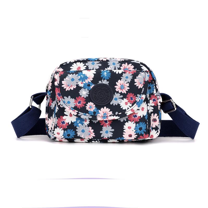 

Женская контрастная цветная клетчатая сумка через плечо с граффити и цветочным принтом из ткани Оксфорд, повседневная сумка унисекс, нейтральная сумка, в которую можно положить мобильный кошелек Mini(Max Length<20cm)