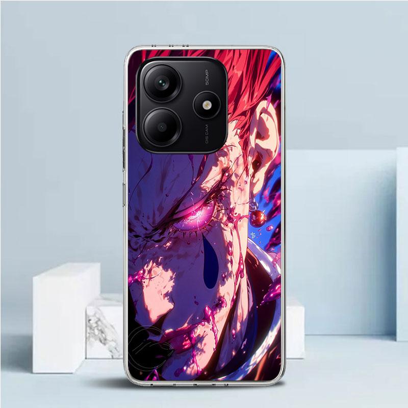 Huner X-Hunters Hisoka Phone Case For Xiaomi Redmi Note 15 14 14S 13 12S 12 Pro Plus 11S 11 11T 11E 10S 10 + Soft TPU Back Cover