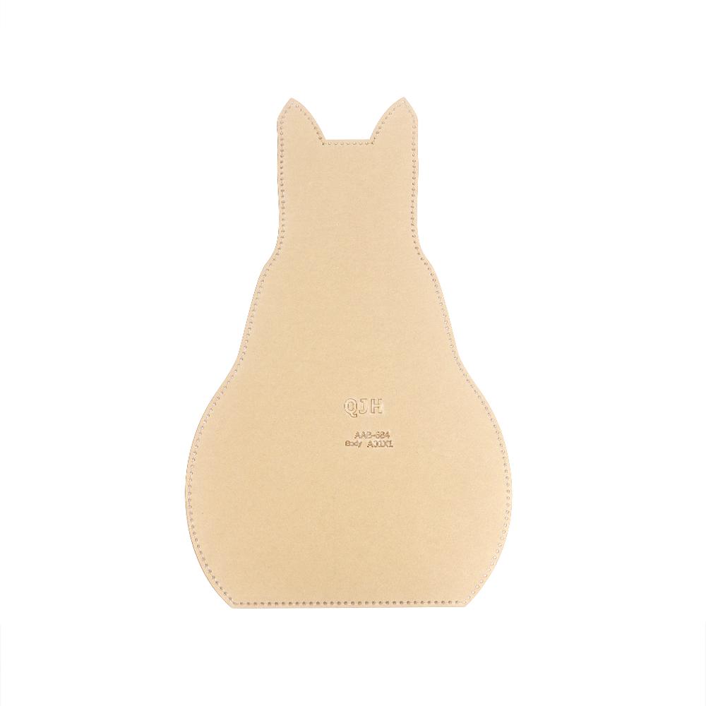 1set Acrylic Design Template For Cutting & Sewing Leather Cat Bag, DIY Making Leather Messenger Bag Transparent Acrylic Pattern