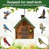 Outdoor Hanging Bird House Resin Waterproof Parrot Bird Nest Breeding Sleeping Box Garden Decoration Tree Hanging Birdhouse