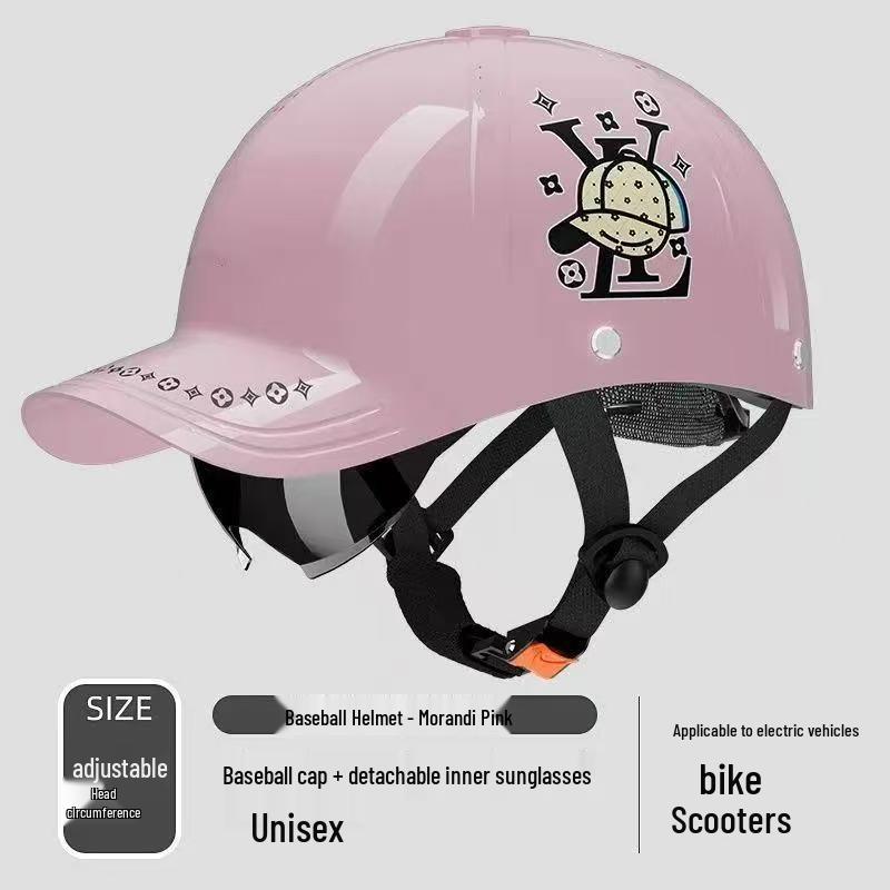 Duckbill 3C-Certified Motorcycle Helmet - Unisex, Sun Protection, All-Season Half Helmet