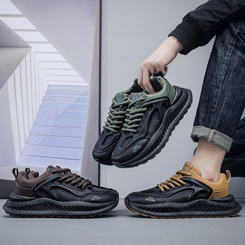 Dad Shoes Men's New Seasonal Trend Versatile Platform Comfortable Sports and Leisure Shoes Men
