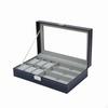 Watch Box with Transparent Lid Supportive Organizer Stylish for Dresser