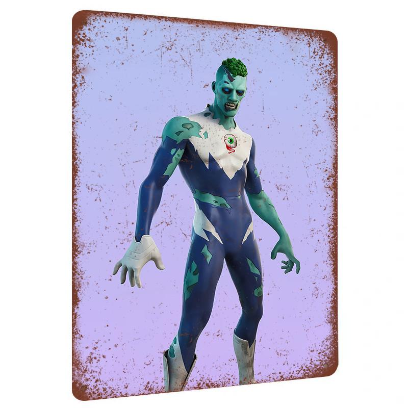 

Custom Game Character Metal Wall Art High Definition Printed Living Room Bedroom Decorative Painting Creative Home Wall Hanging 20x30cm（7.8x11.8inch）