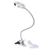 USB Desk Reading Lamp 3 Color Temperature 10 Gears Tattoo LED Light Lamp with Magnifying