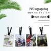 Creative PVC Luggage Tag: Diverse & Stylish Suitcase Accessories