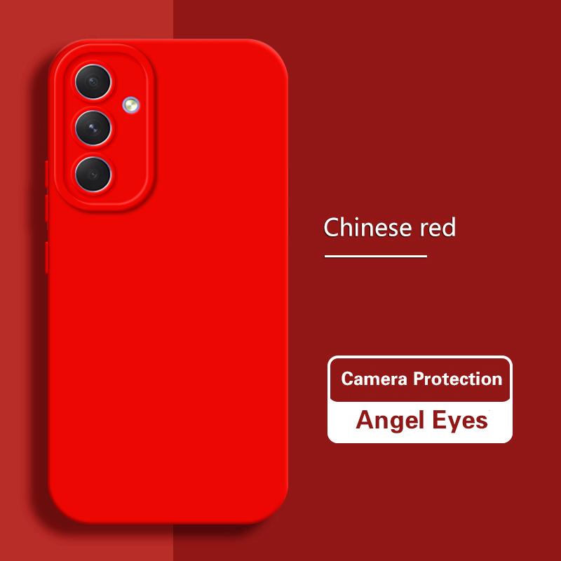 Angel Eyes Phone Case for Samsung Galaxy A55 5G 6.6" High Qualtiy Camera Protection Official Silicone Luxury Back Cover