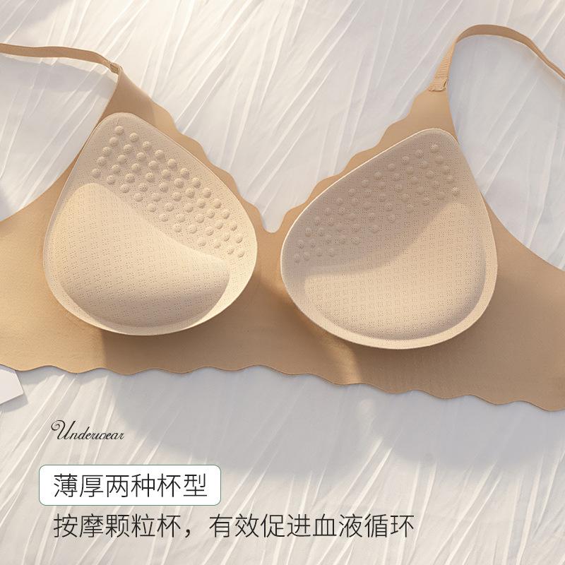 Traceless Comfortable Suspender Underwear Fixed Cup Small Chest Gathered Soft Support Breast Anti-sagging Vest Bra