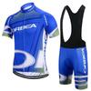 Men Women Cycling Jersey Shorts Set Quick Dry Bike Riding Outfit Road Mountain Sports
