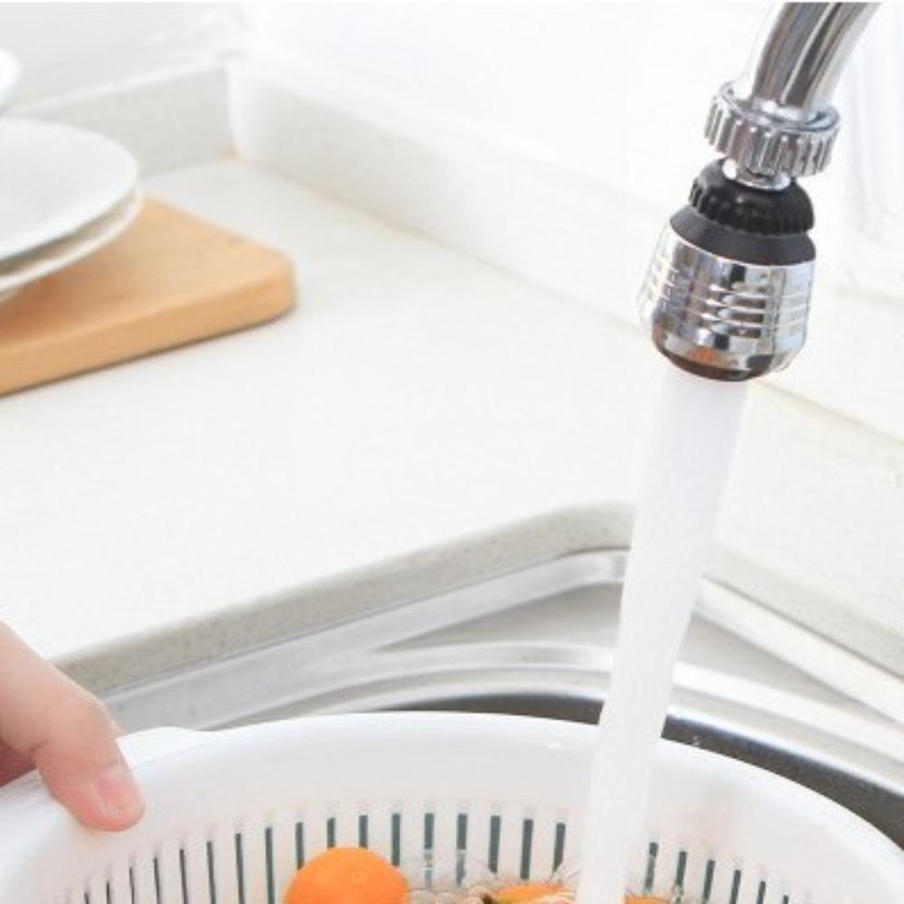 360° Rotating Kitchen Faucet Pressurized Anti-Splash Extended Filter Foam Universal Faucet Head Sprayer for Kitchen