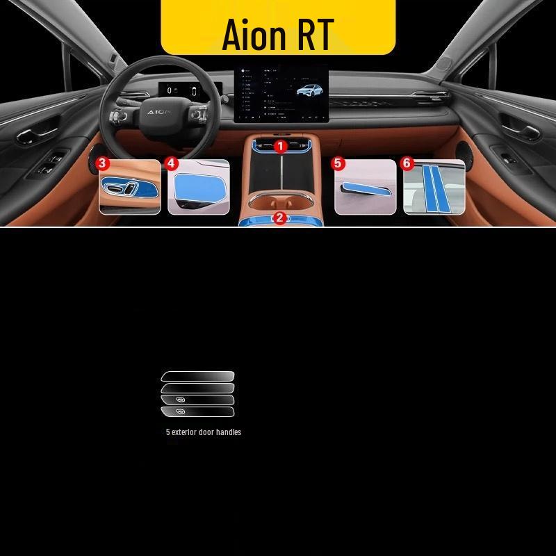2021-2025 GAC Aion S PLUS Center Console Screen TPU Transparent Film