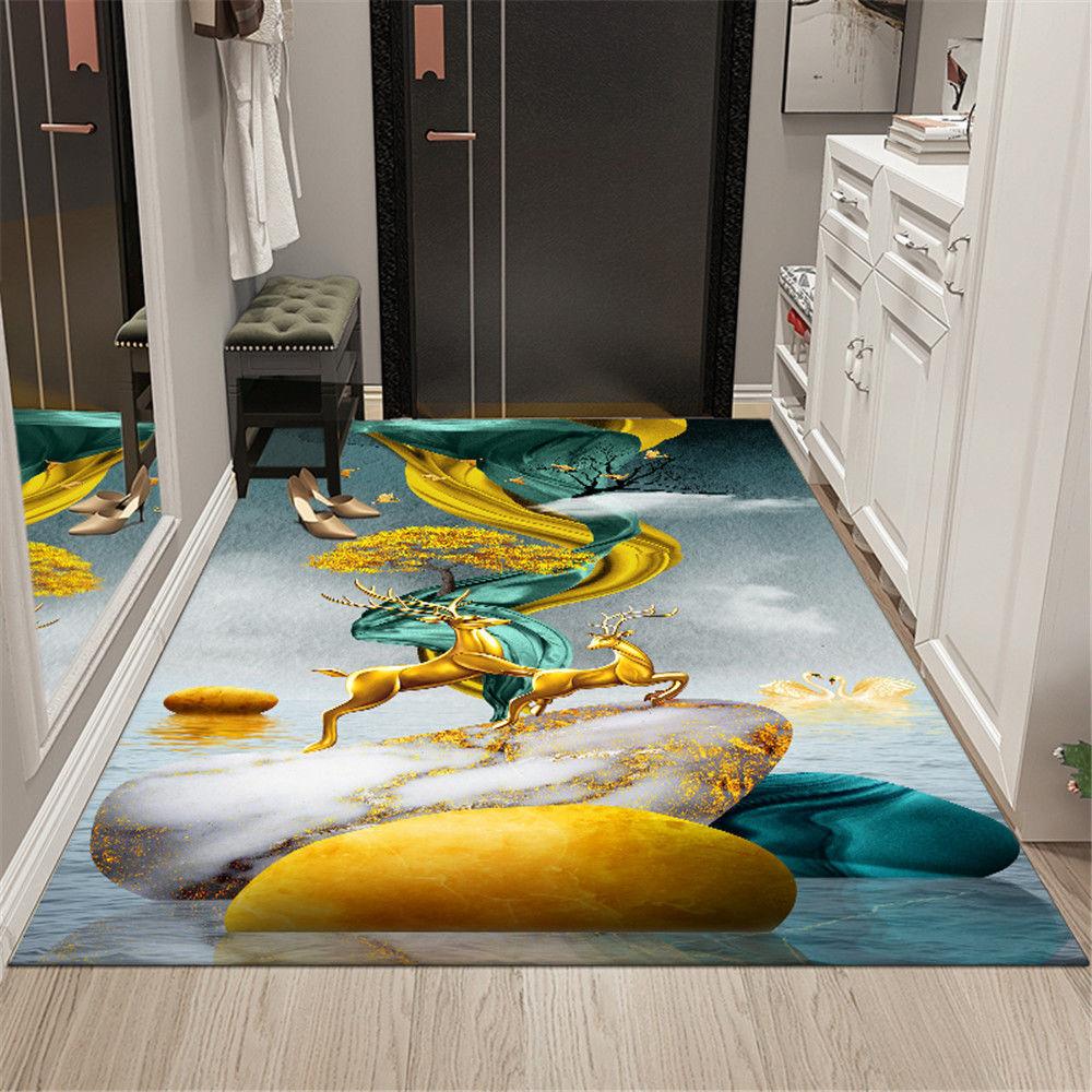 Entrance Mat Floor Mats Non-Slip Back Rubber Welcome Doormat Bathroom Kitchen Mat