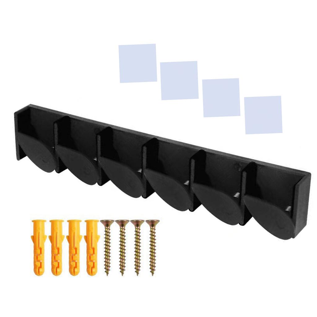 Fishing Rod Holder Organizers Wall Mounted Fishing Rod Rack Store 6 Rods Fishing Rods Holder Garage No Drill Rod Rack