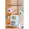 Kids Instantly Print Camera With 1Roll Thermals Paper For Creative Photography Featuring Clear Imaging Filter Effects