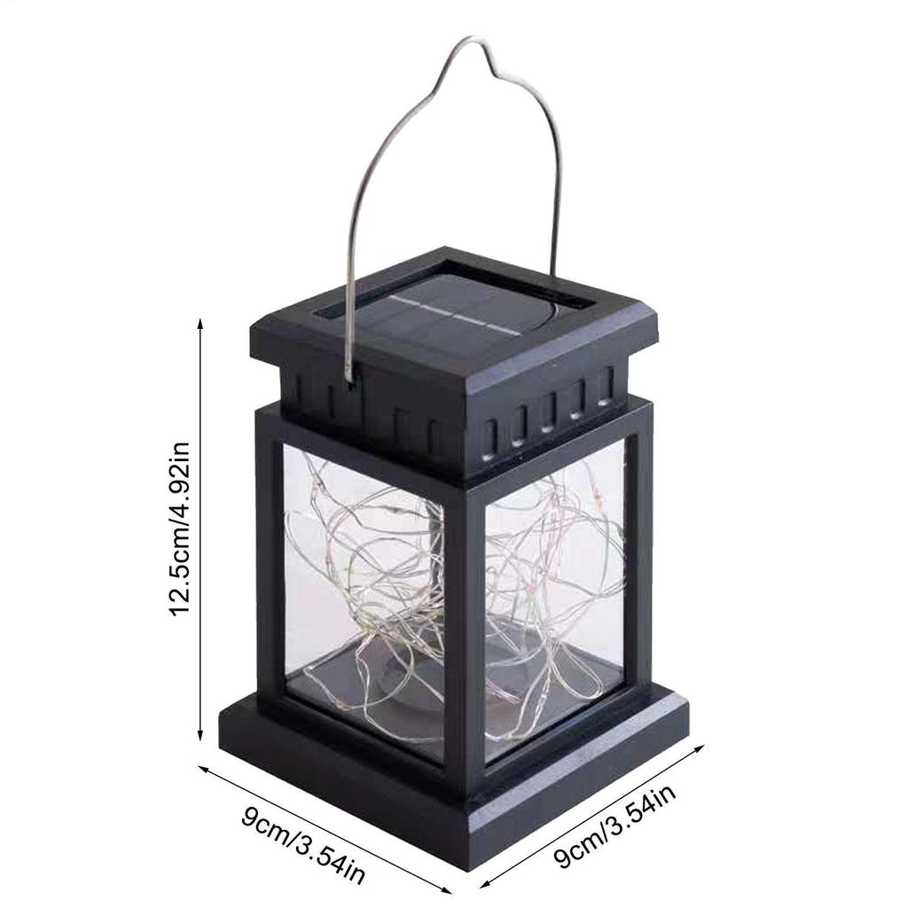 Outdoor Solar Powered Lantern Solar Lantern Lights For Patio Garden Hanging Lamp Candle Lights For Party Decorative