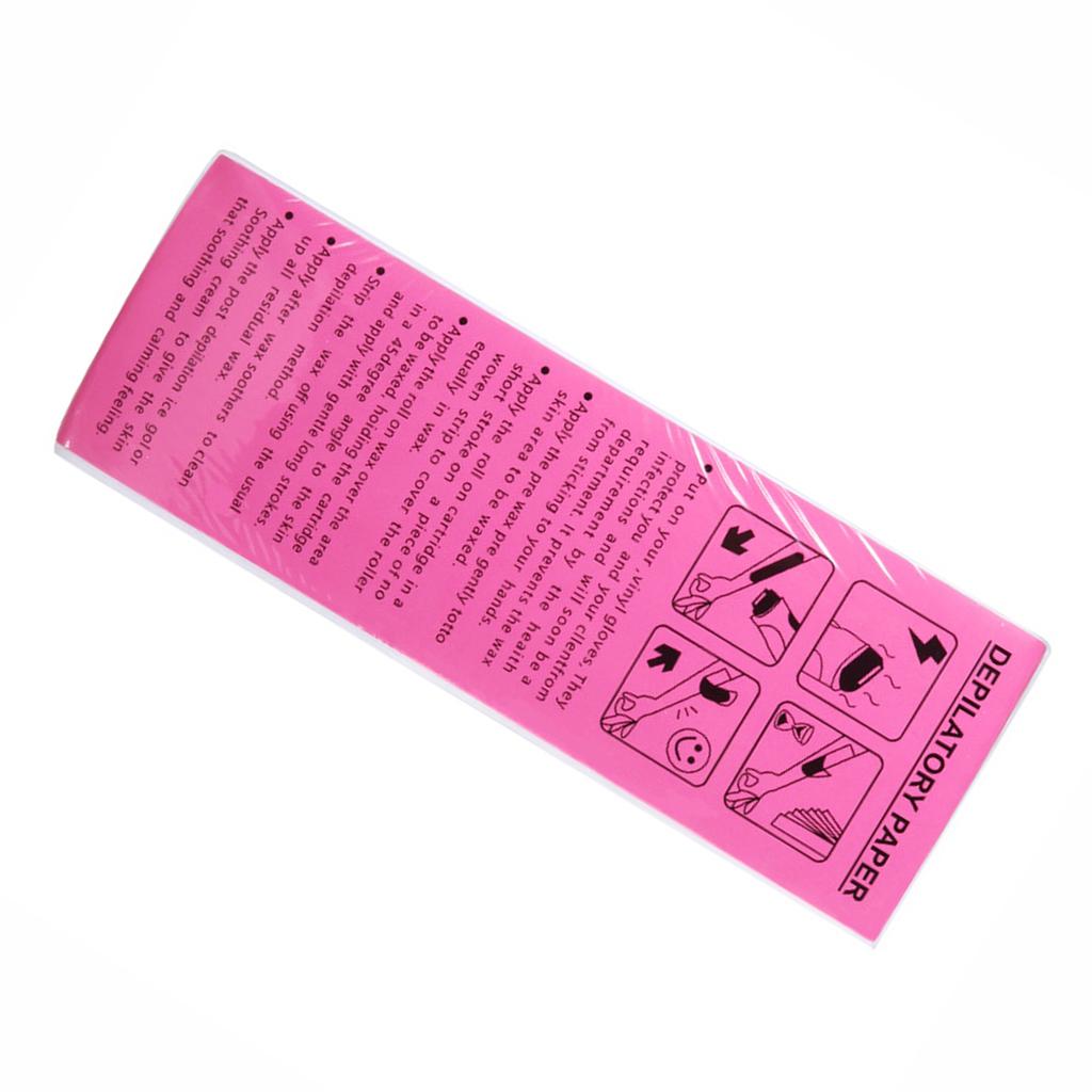 50pcs Wax Strip Depilatory Paper Easy To Use Professional Auxiliary Tool Suitable for Many Body Parts