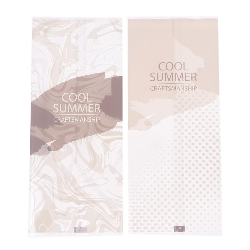 100Pcs/Pack Transparent Cartoon Ice Cream Machine-Sealed Bag Homemade Popsicle Plastic Bag Handmade Ice Cream Packing Bags