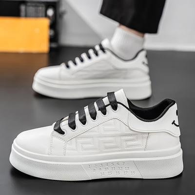 Fabrikkundenspezifische Herren Atmungsaktive Weiße Schuhe Student Trend Neu Dicke Sohle Sport Freizeit Board Schuhe Mesh Vielseitige Mode