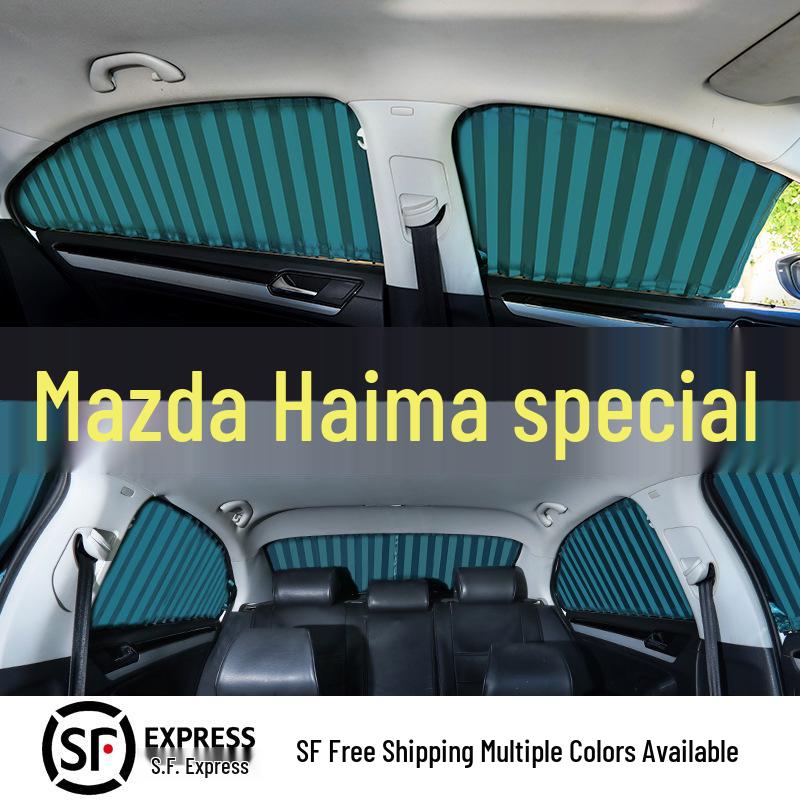 Haima & Familia Car Curtains Sunshades for S5, S7, M2, M3, M5, M6, V70, Puleima