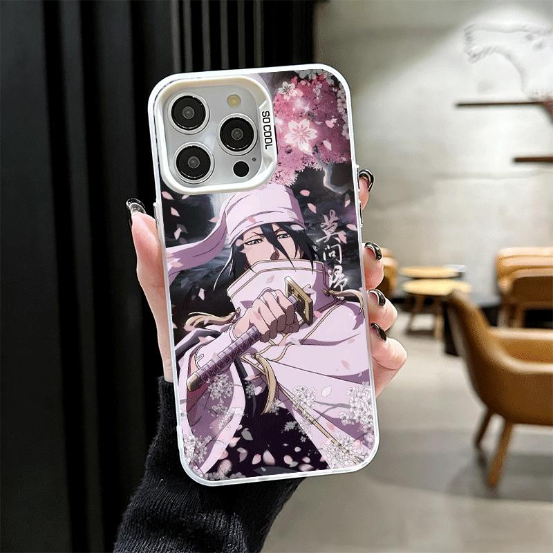 

Bleach Kuchiki Byakuya Shockproof Phone Case for iPhone 17 Air 16 16E 15 Pro Max 14 Plus 13 Mini 12 Back Cover Anti Fall Fundas iPhone 16