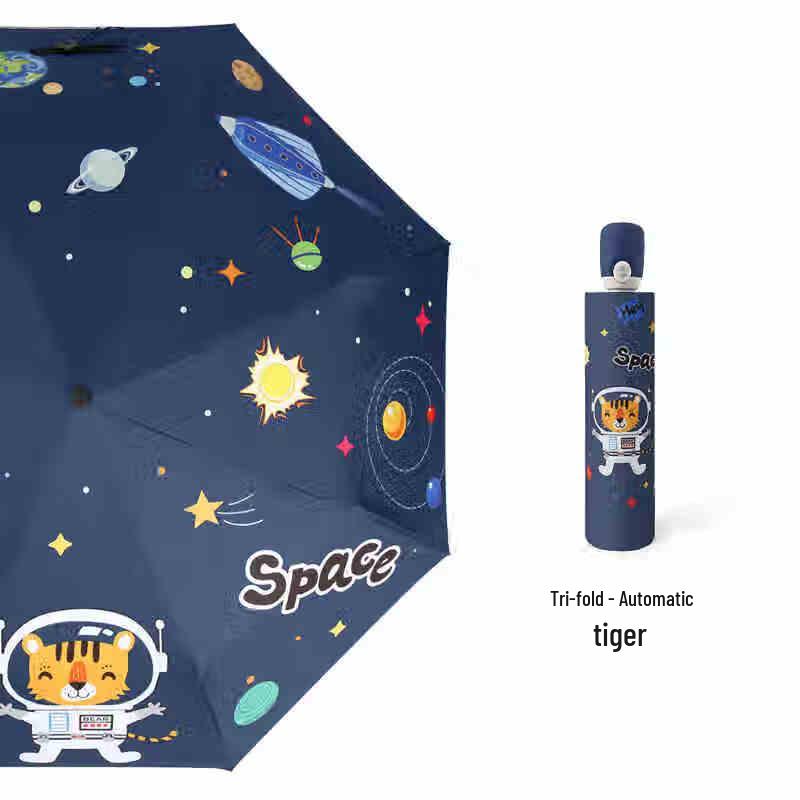 Hongye Five-Fold Spacecraft Sun & Rain Umbrella